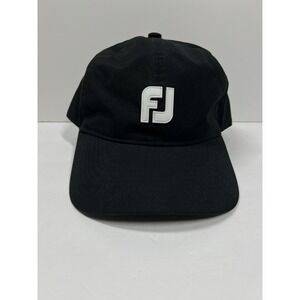 FootJoy Hat Mens‎ Black One Size DryJoys Adjustable Water Repellent Cap
